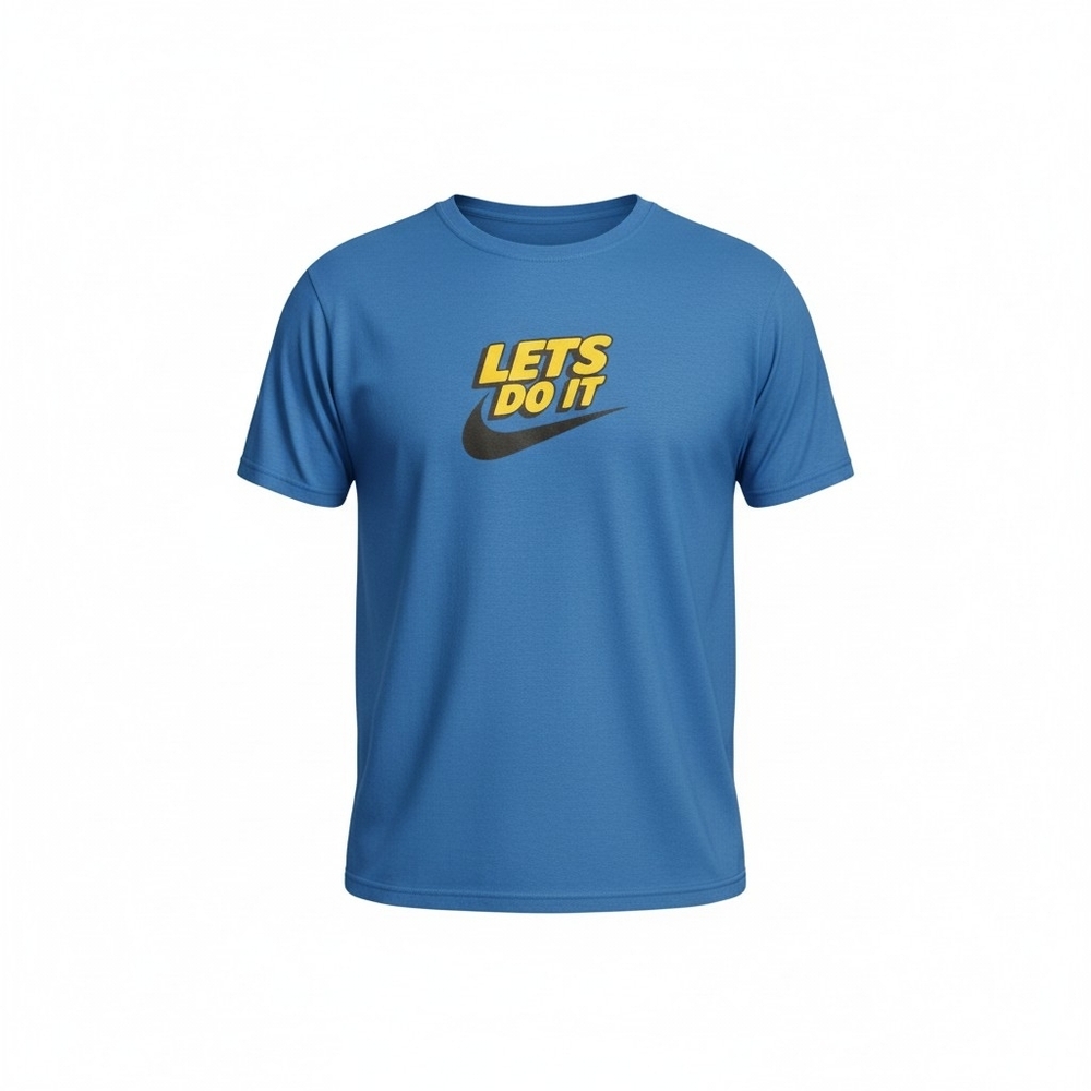 Nike Blue 'Let's Do It' Men's Tee